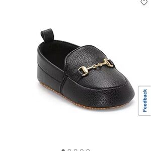 Stylish Black Kids Loafers